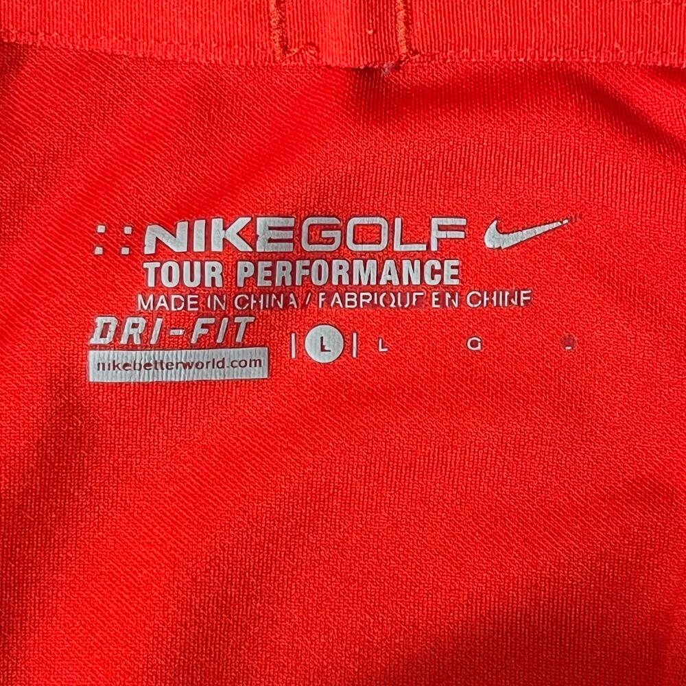 Men's Nike Golf Tour Performance Red Dri-Fit Polo Shirt Large - Picture 3 of 6